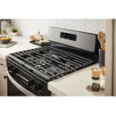 (WFG320M0MS) Whirlpool 30-inch Freestanding Gas Range WFG320M0MS