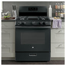 GE 30-inch Freestanding Gas Range JGBS66DEKBB