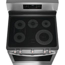 Frigidaire Gallery 30-inch Freestanding Electric Range with EvenTemp™ Technology GCRE3060BF
