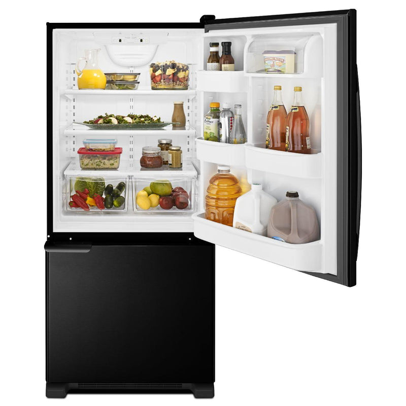 Amana 30-inch, 18.5 cu. ft. Bottom Freezer Refrigerator ABB1921BRB IMAGE 3