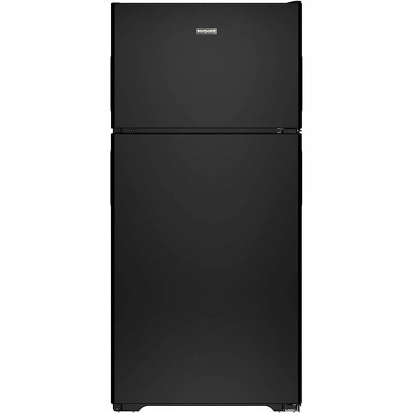 Hotpoint 28-inch, 14.6 cu. ft. Top Freezer Refrigerator HPS15BTHRBB IMAGE 1