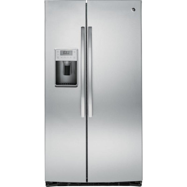 GE Profile 36-inch, 25.3 cu. ft. Side-by-Side Refrigerator with Ice and Water PSE25KSHSS IMAGE 1