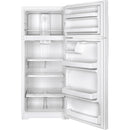 GE 28-inch, 17.5 cu.ft. Freestanding Top Freezer Refrigerator GTS18GTHWW IMAGE 3