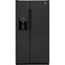 GE 36-inch, 21.9 cu. ft. Counter-Depth Side-by-Side Refrigerator with Ice and Water GZS22DGJBB IMAGE 1