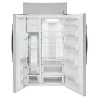 GE Profile 48-inch, 28.7 cu. ft. Side-by-Side Refrigerator with Ice and Water PSB48YSKSS IMAGE 3