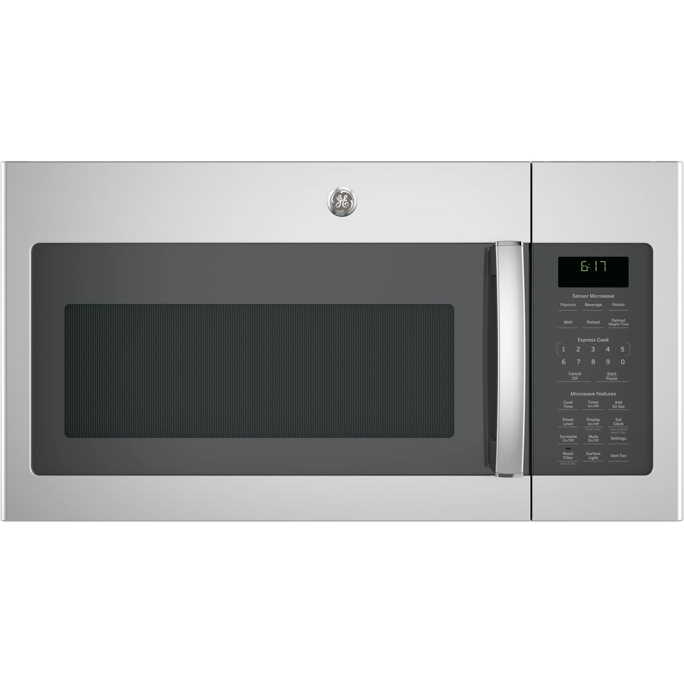 microwave ドレス GE 30-inch, 1.7 cu. ft. Over-the-Range Microwave Oven JVM6175SKSS