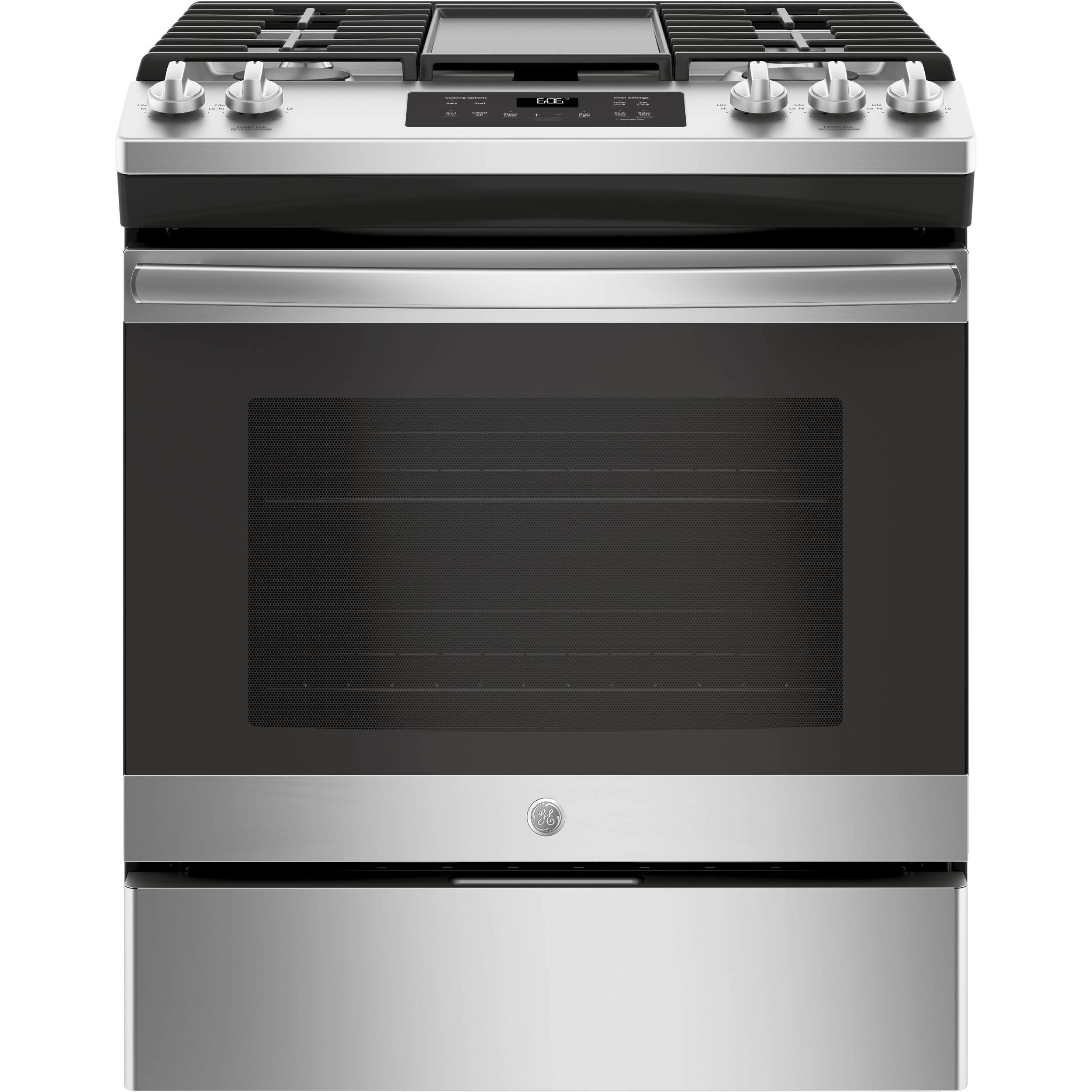 GE 30 inch Slide In Gas Range JGSS66SELSS