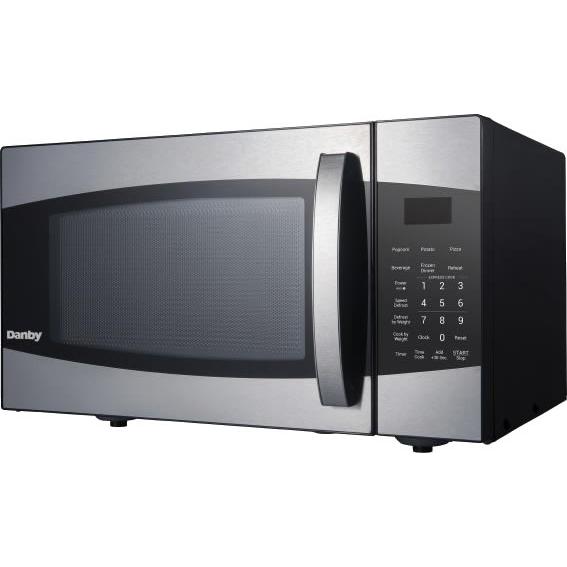 Danby 19-inch, 0.9 cu.ft. Countertop Microwave Oven DMW09A2BSSDB IMAGE 2