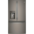 GE Profile 36-inch, 27.8 cu.ft. Freestanding French 3-Door Refrigerator with Keurig® K-Cup® Brewing System PFE28PMKES IMAGE 1