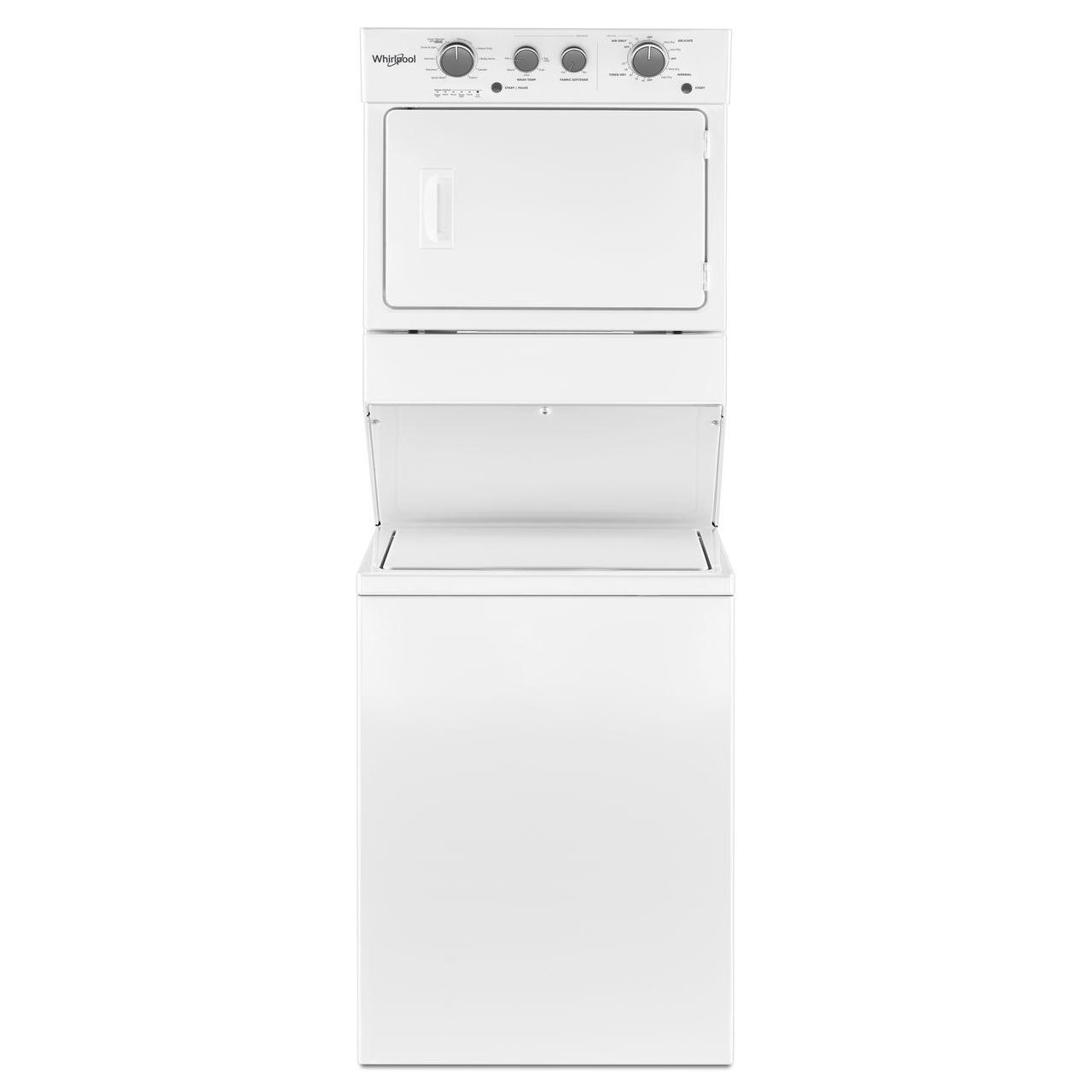 whirlpool stackable washer and dryer front load