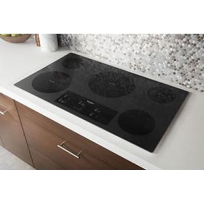 Whirlpool 36-inch Built-In Electric Cooktop WCE97US6HB IMAGE 4