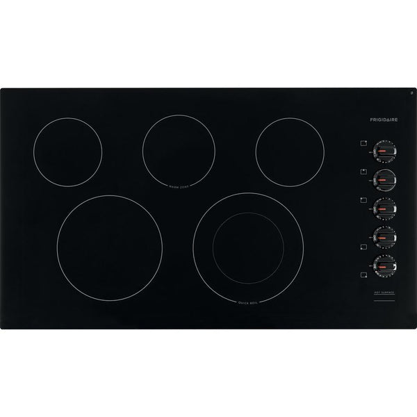 Frigidaire 36-inch Built-in Electric Cooktop with SpaceWise® Expandable Element FFEC3625UB IMAGE 1