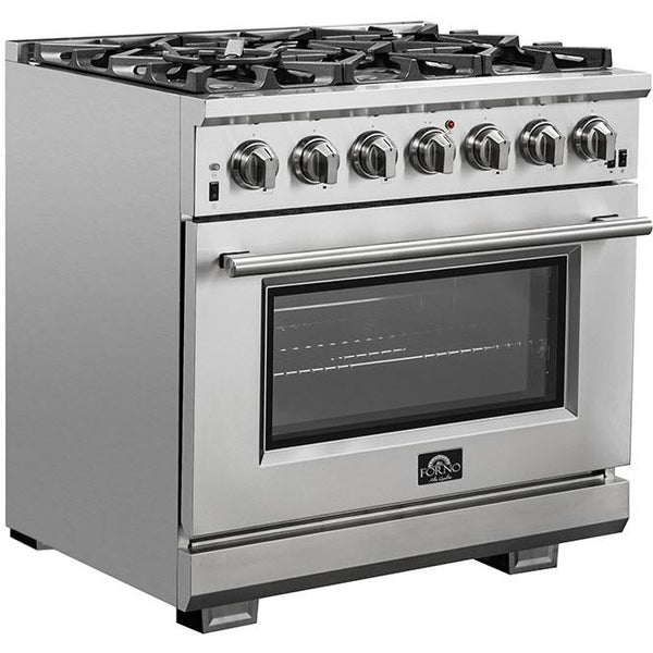 Forno Capriasca Alta Qualita 36-inch Freestanding Gas Range with Convection Technology FFSGS6260-36 IMAGE 1