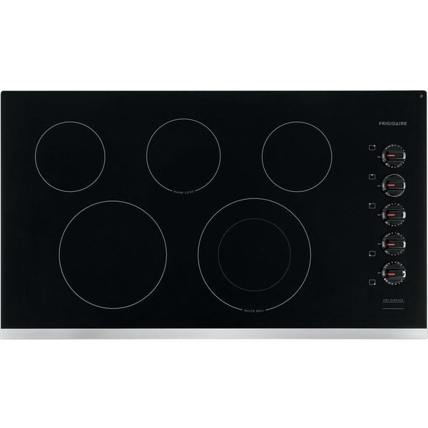 Frigidaire 36-inch Built-in Electric Cooktop with SpaceWise® Expandable Element FFEC3625US IMAGE 1