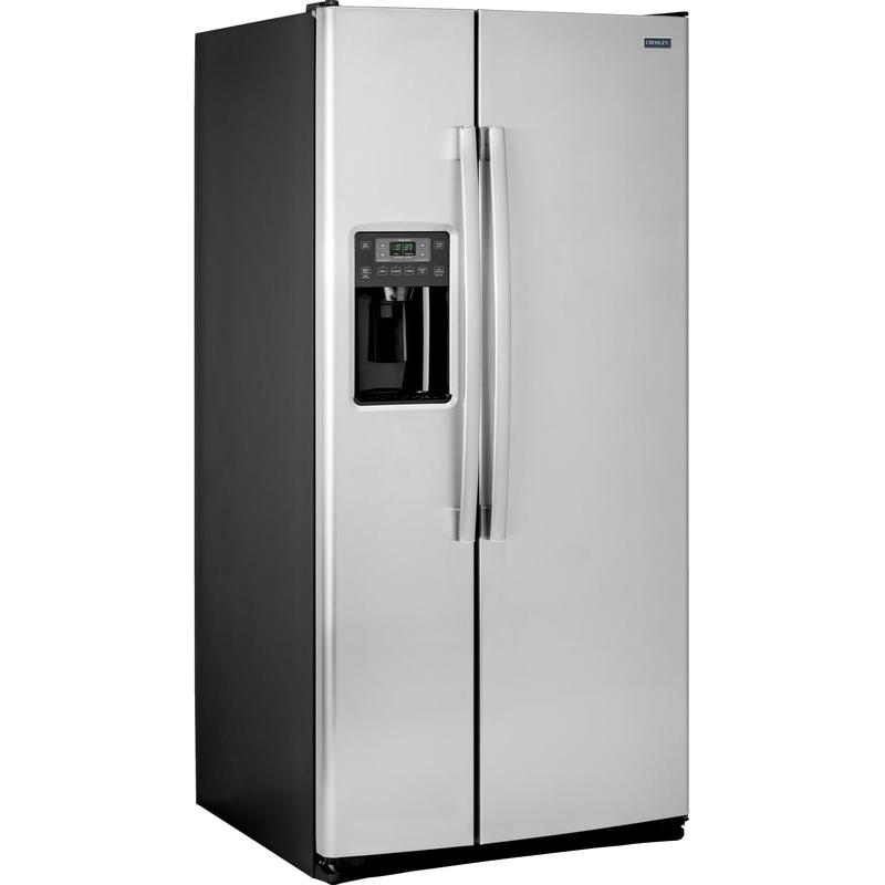 Crosley 33-inch, 23.2 cu.ft. Freestanding Side-by-Side Refrigerator wi