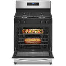 (WFG320M0MS) Whirlpool 30-inch Freestanding Gas Range WFG320M0MS