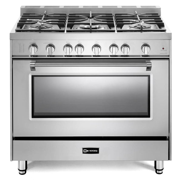 Verona 36-inch Freestanding Gas Range with Convection Technology VPFSGG365SS IMAGE 1
