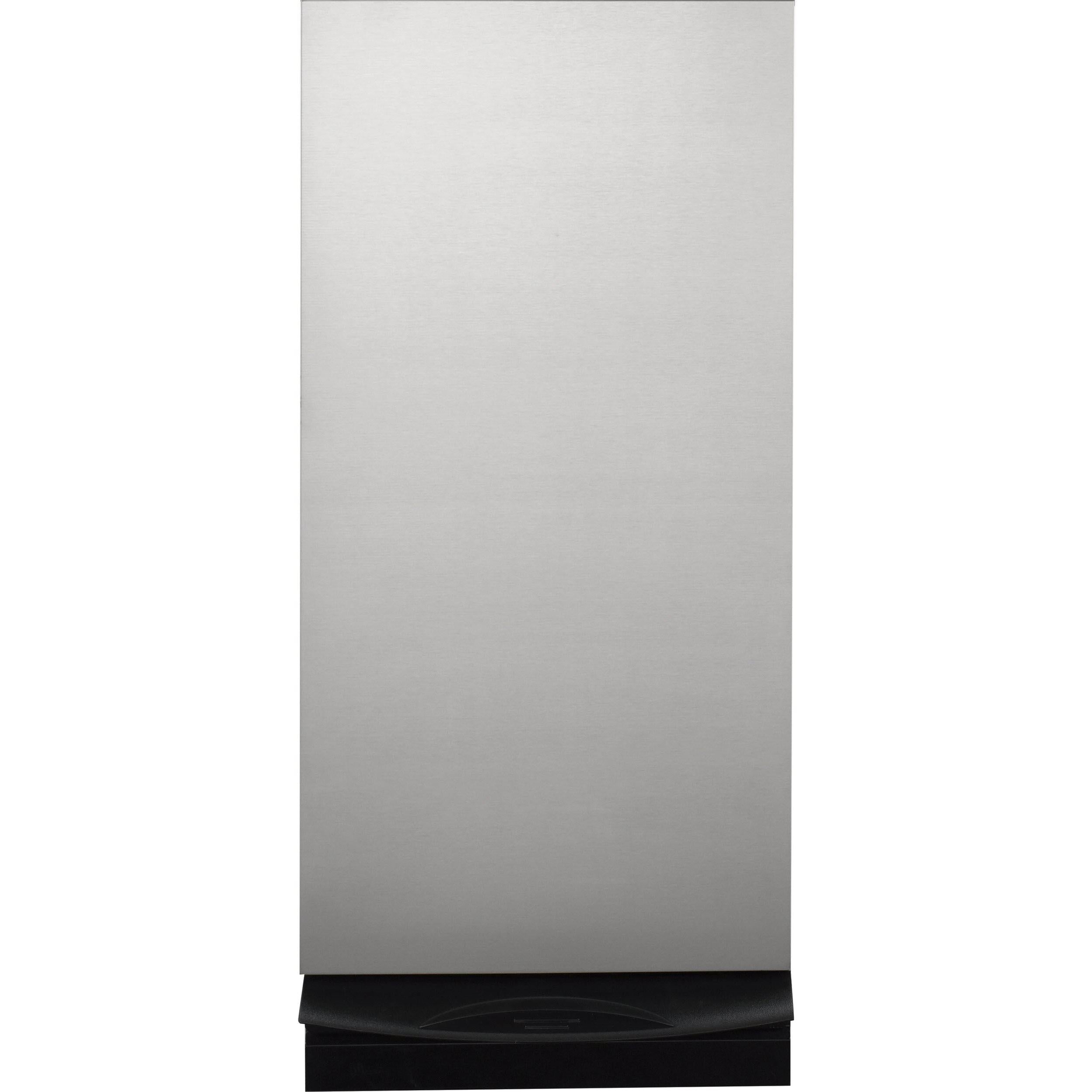 Trash compactor on sale black stainless