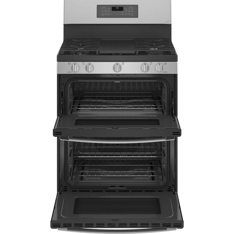 GE Profile 30-inch Freestanding Gas Range with True European Convection Technology PGB965YPFS IMAGE 2