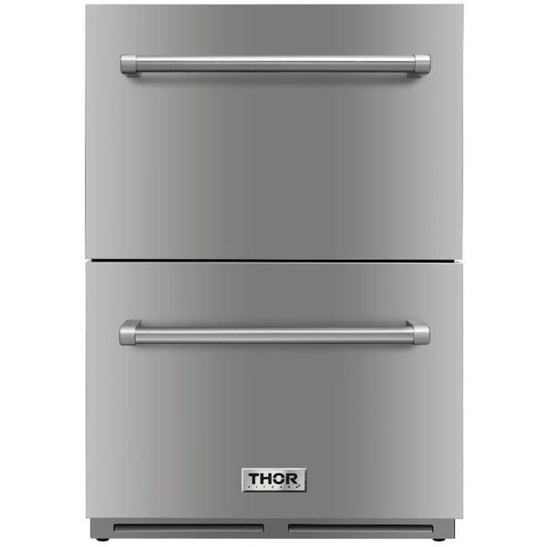 Thor Kitchen 24-inch, 5.3 cu.ft. Under-Counter Refrigerator Drawer with Digital Display TRF2401U IMAGE 1
