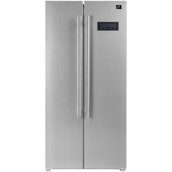 Forno 33-inch, 15.6 cu.ft. Freestanding Side-by-Side Refrigerator with LED Display on Door FFRBI1805-33SB IMAGE 1