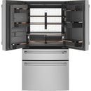 Café 36-inch, 22.3 cu.ft. Counter-Depth French 4-Door Refrigerator with Wi-Fi CXE22DP2PS1 IMAGE 4