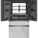 Café 36-inch, 22.3 cu.ft. Counter-Depth French 4-Door Refrigerator with Wi-Fi CXE22DM5PS5 IMAGE 4