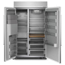 KitchenAid 48-inch, 29.4 cu. ft. Built-in Side-by-Side Refrigerator with External Water and Ice Dispensing System KBSD708MSS IMAGE 2