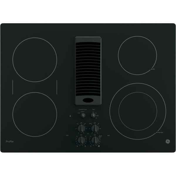 GE Profile 30-inch Built-In Electric Cooktop PP9830DRBB IMAGE 1
