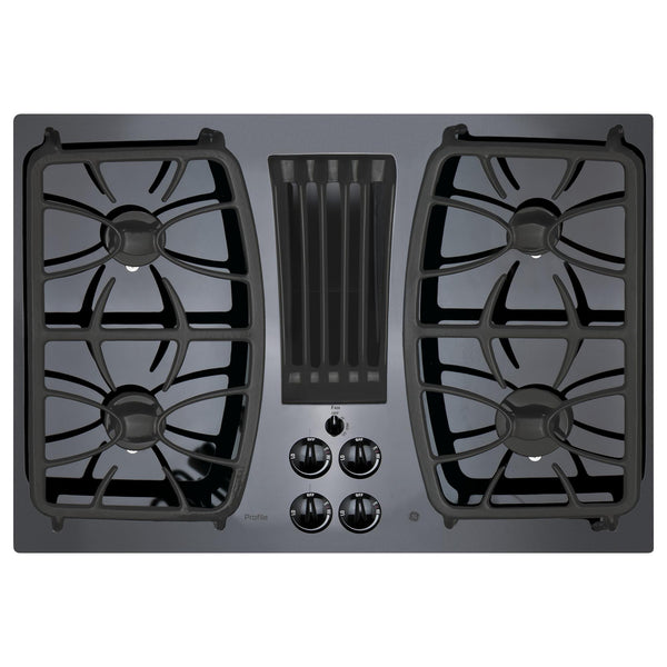 GE Profile 30-inch Built-In Gas Cooktop PGP9830DRBB IMAGE 1