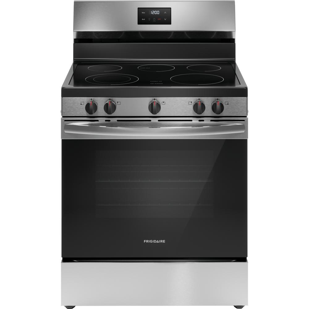 Frigidaire 30-Inch Electric Range in White - FCRE3052BW