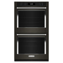 KitchenAid 30-inch, 10 cu. ft. Built-in Double Wall Oven with Air Fry KOED530PBS IMAGE 1