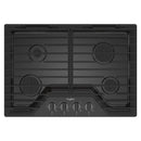 Whirlpool 30-inch Built-in Gas Cooktop with EZ-2-Lift™ Hinged Cast-Iron Grates WCGK5030PV IMAGE 1