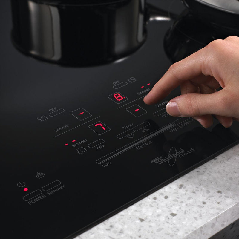 Whirlpool 30-inch Built-in Induction Cooktop GCI3061XB IMAGE 8
