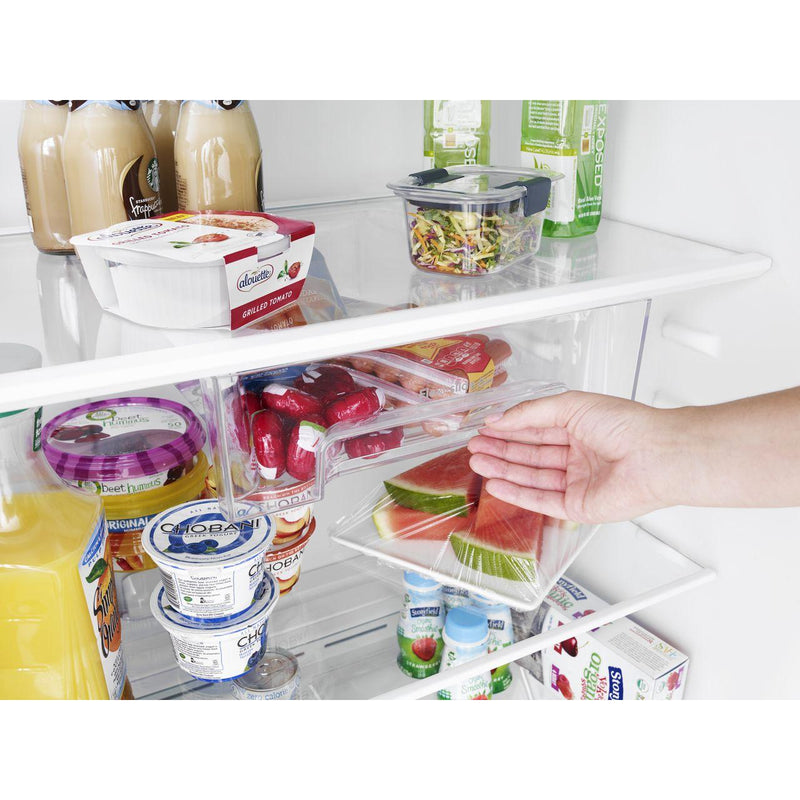 Whirlpool 33-inch, 20.5 cu.ft. Freestanding Top Freezer Refrigerator with Flexi-Side™ Bin WRT311FZDM (WRT311FZDM)