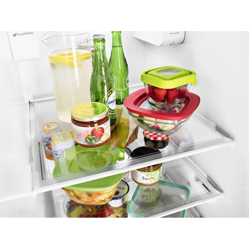 Whirlpool 36-inch, 20.59 cu. ft. Counter-Depth Side-By-Side Refrigerator WRS571CIHZ