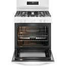 Frigidaire 30-inch Freestanding Gas Range with Even Baking Technology FCRG3062AW