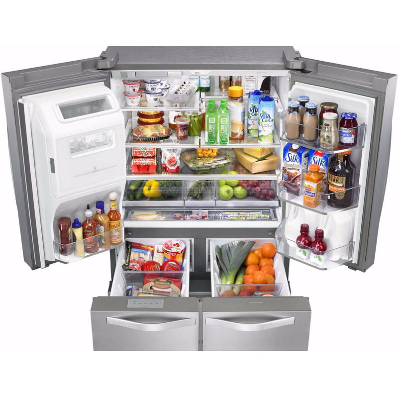 Whirlpool 36-inch, 25.76 cu. ft. French 5-Door Refrigerator WRV986FDEM