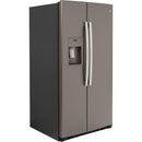 GE 36-inch, 25.1 cu.ft. Freestanding Side-by-Side Refrigerator with Water and Ice Dispensing System GSS25IMNESGSS25IMNES