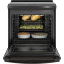 GE Profile 30-inch Slide-In Induction Range with Chef Connect PHS930BLTS