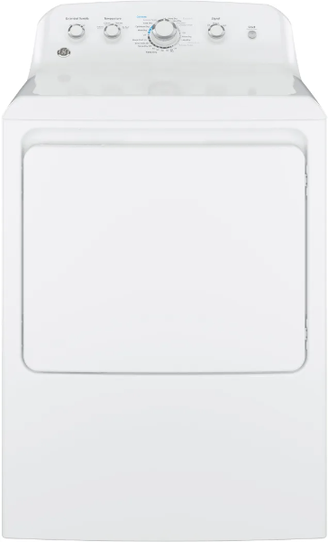 GE 27 Inch Electric Dryer with 7.2 Cu. Ft. Capacity (GTD42EASJWW)