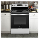 GE 30-inch Freestanding Electric Range with Self-Clean Oven JB258RT (Stainless Steel) (JB258RTSS)JB258RTSS
