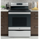 GE 30-inch Freestanding Electric Range with Convection JB655YK (Fingerprint-Resistant Stainless)JB655YKFS