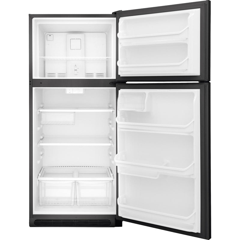 (FFTR2021TB) Frigidaire 30-inch, 20.4 cu. ft. Top Freezer Refrigerator FFTR2021TB