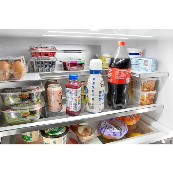 Whirlpool 36-Inch Counter Depth 4 Door Refrigerator with Ice Maker in Door (WRQC7836RZ)