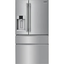 Frigidaire Professional 36-inch, 21.8 cu.ft. Counter-Depth French 4-Door Refrigerator with External Water and Ice System PRMC2285AF