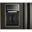 Whirlpool 30-inch, 19.7 cu.ft. Freestanding French 3-Door Refrigerator with Exterior Water Dispenser with EveryDrop® Filtration (Black Stainless Fingerprint Resistant)WRF560SEHV