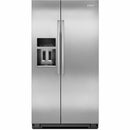KitchenAid 36-inch, 19.85 cu. ft. Counter-Depth Side-by-Side Refrigerator with Ice and Water KRSC500ESS