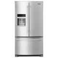 Maytag 36-inch, 25 cu. ft. French 3-Door Refrigerator with Ice and Water MFI2570FEZ
