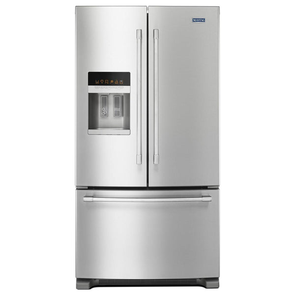 Maytag 36-inch, 25 cu. ft. French 3-Door Refrigerator with Ice and Water MFI2570FEZ (MFI2570FEZ)